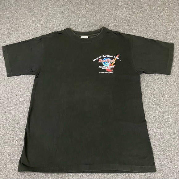 Hard Rock Cafe Copenhagen Signature Series Edition XX Eric Clapton T-Shirt Sz M - Picture 2 of 6